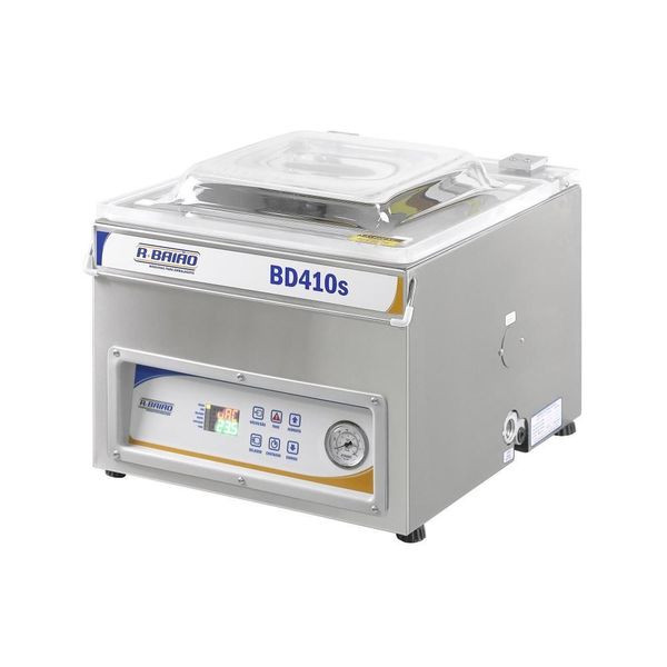 Seladora A Vácuo De Câmara R. Baião 41cm Com Cavidade Aço Inox 220v Bd410s-c