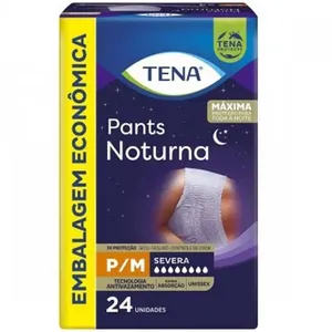 Roupa Íntima Noturna Tena Tamanho P/M 24 Unidades