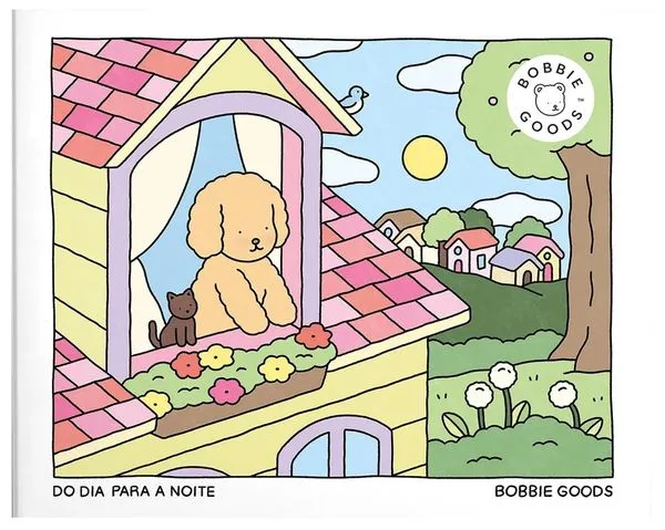 Livro de colorir oficial Bobbie Goods: Edição Oficial - Do dia para a noite (Day to night)