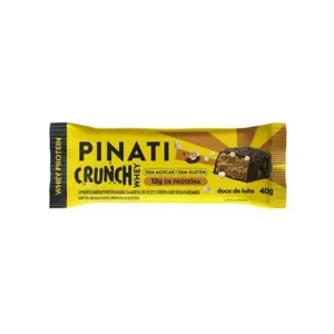 Barra de Cereal Pinati Crunch Whey Doce de Leite 40g BARRA CEREAL PINATI 40G CRUNCH WHEY DOCE