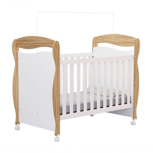 Berço Americano Junior New - Moveis Peroba Amendoa-branco