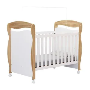 Berço Americano Junior New - Moveis Peroba Amendoa-branco
