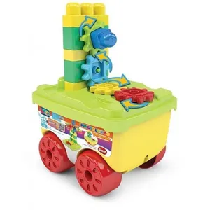 Brinquedo para Montar Box Engrenagens Blocolândia com Dupla Montagem 26 Peças Dismat Brinquedos Brinquedo para Montar Box Engrenagens Blocolândia 26 Peças Dismat