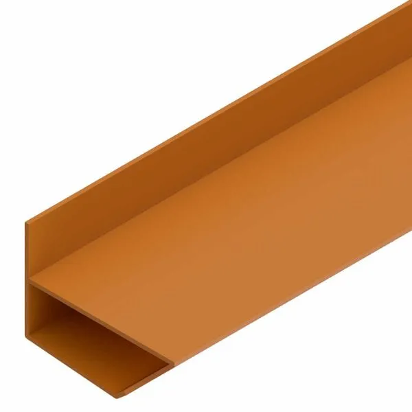 Perfil PVC Tipo F 6m Cerejeira - Plasmeg (MP)