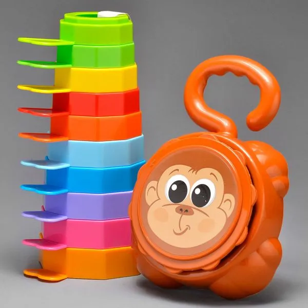 Empilha Baby Animais Macaco Macaco