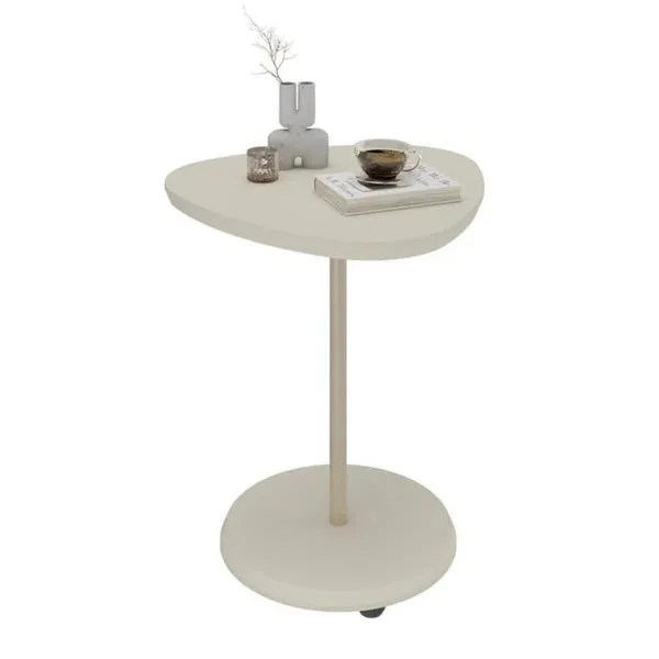 Mesa De Apoio Lateral Bel Off White 45cm