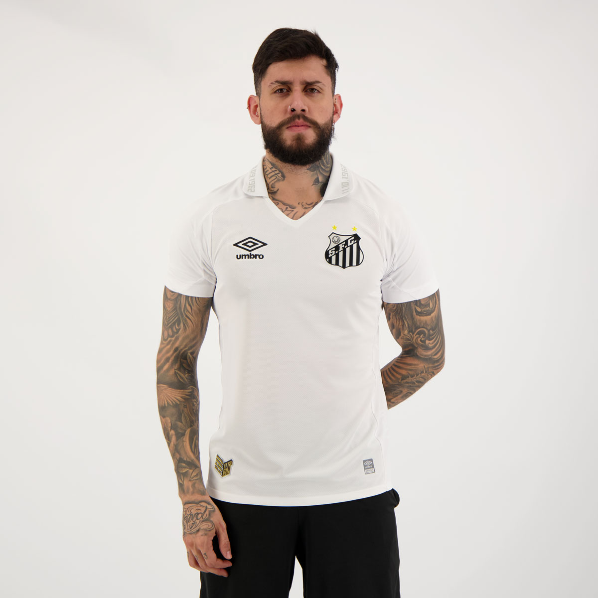 Camisa Umbro Santos I 2022 Branca