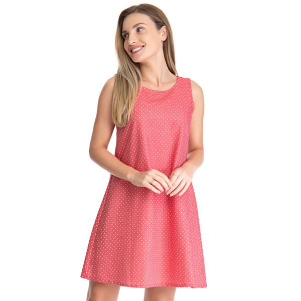 Camisola Regata Vichy Amsterdã Vermelho Vermelho - GG