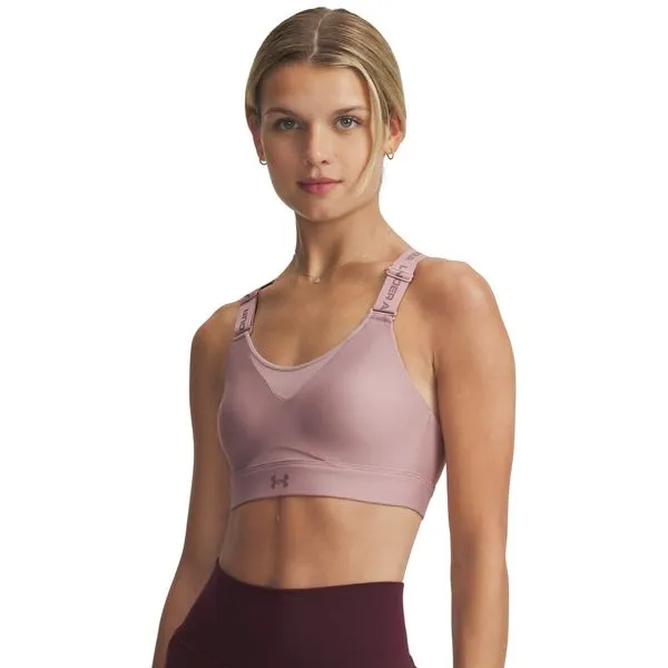 Top de Treino Under Armour Infinity High 2.0 Feminino G Rosa