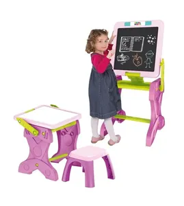 Mesa 2 em 1 com Banquinho e Lousa Play & Learn BR1766