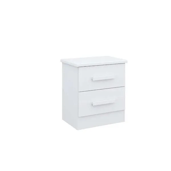 Mesa De Cabeceira 2 Portas New Athos - D Doro Branco