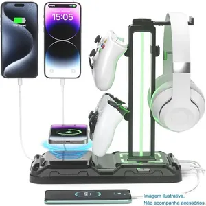 Suporte Gamer 3 em 1 KDD Preto BI Suporte Gamer 3 em 1 KDD Preto A-MBI