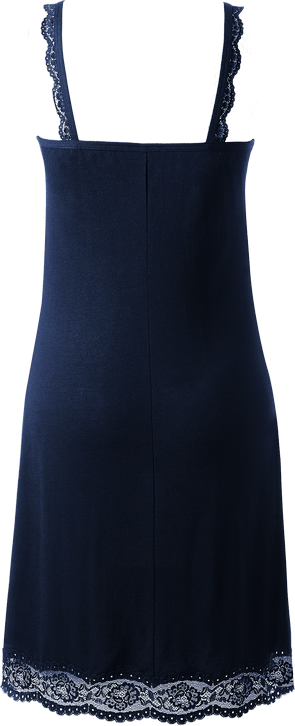 Combinação Com Aplicação Em Renda - Azul M