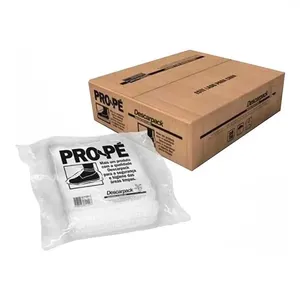 Propé Descartável Branco Descarpack Com 100 Unidades Prope Descartavel Branco Descarpack Com 100 Unidades