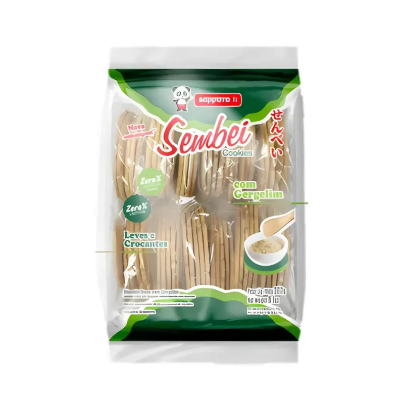 Biscoito Sembei Cookies Vegano Gergelim Sapporo 80g