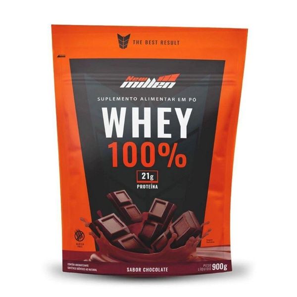 Whey 100% Refil 900g Sabor Chocolate