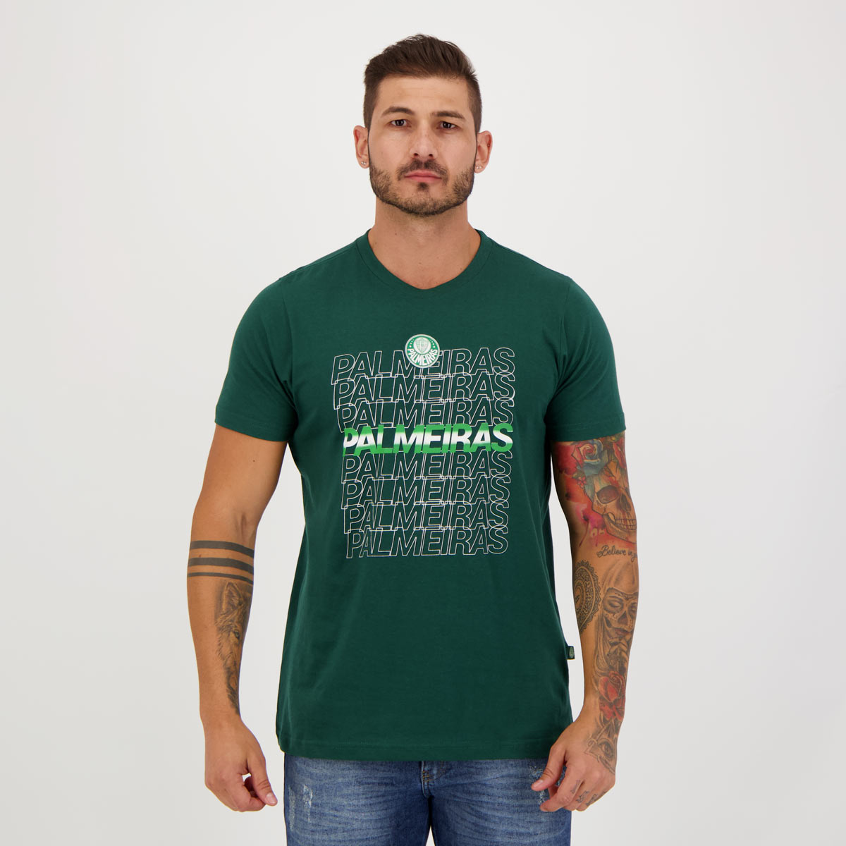 Camisa Palmeiras Logos Verde