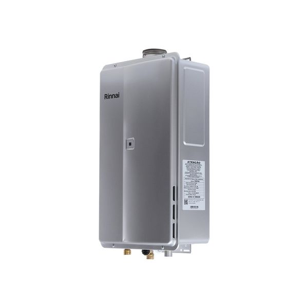 Aquecedor A Gas Digital Reue351 Fea E35 35 Litros Prata Glp Rinnai