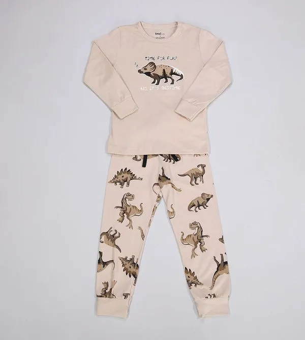 Conjunto Pijama Time For Fun Bege - 3