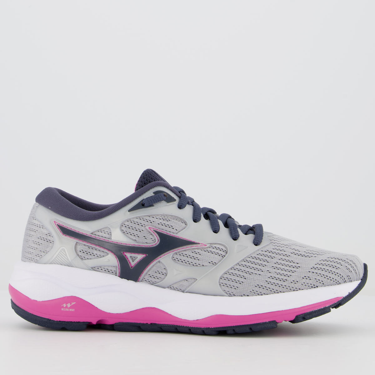 Tênis Mizuno Wave Falcon 3 Feminino Cinza e Rosa