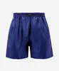 cueca samba canção estampada acetinada azul G