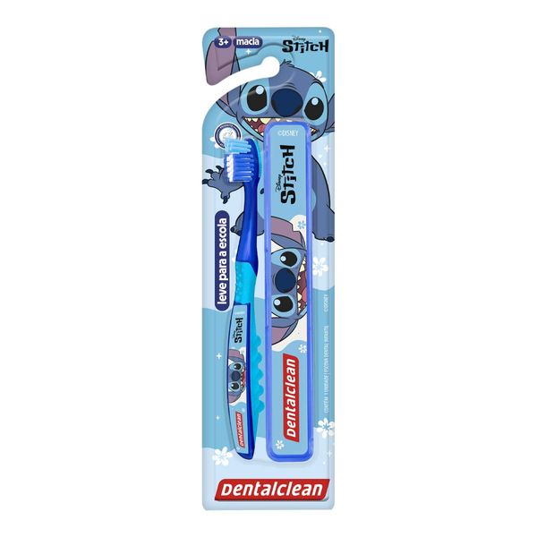 Escova de Dente Infantil Macia Dentalclean Stitch 1 Unidade Cor Sortida