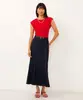 saia sereia jeans cintura super alta azul 40