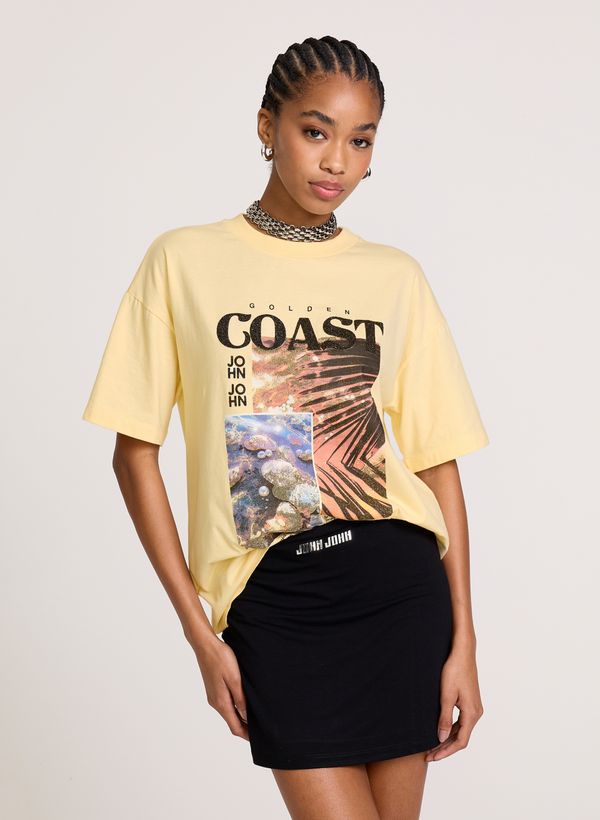 Camiseta Reta Golden Coast John John Feminina M