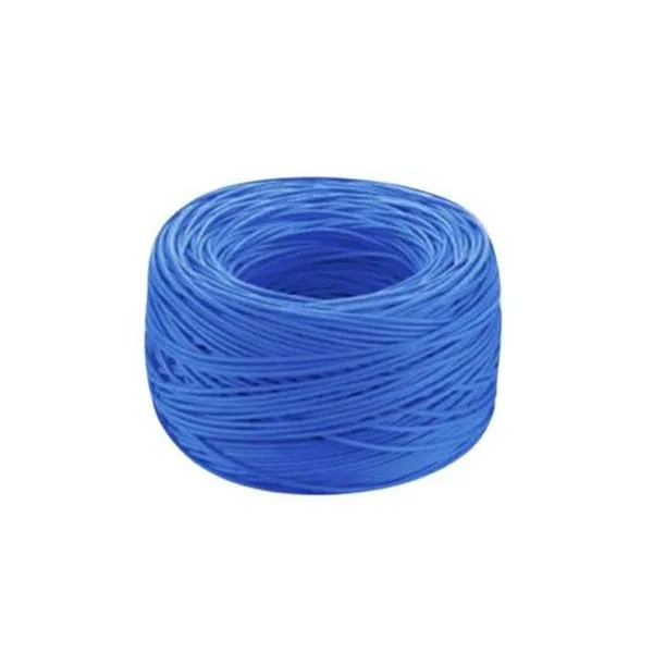 Cabo de Rede FIO CABO REDE (CFTV) 100 METROS AZUL para CFTV e Internet 8 X 24 AWG 0,48MM Azul Foxlux Cabo De Rede Cat 5 100 Metros Azul - Fio Para Cftv E Internet 8 X 24 Awg 0,48mm