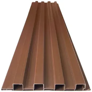 Painel Ripado Em PVC Plasmeg 300x20x2cm Castanho Urbano Peça 0,6m² (MP)