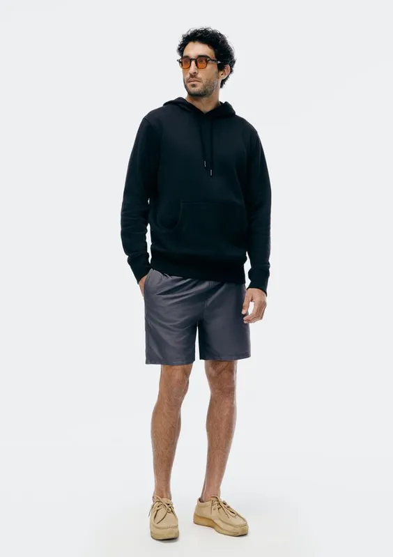 Shorts Praia Básico Masculino - Cinza P