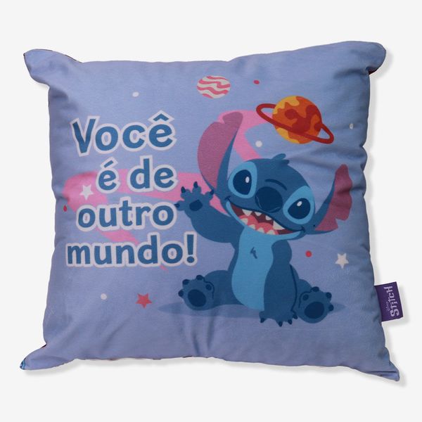 Almofada 40x40 Stitch e Angel Namorados – Disney