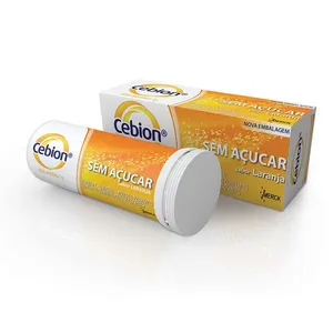 Cebion 1G Tubo Com 10 Pastilhas Efervescentes Sem Açúcar