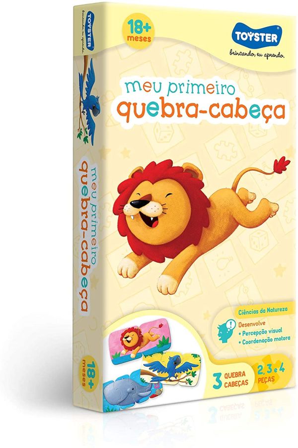 Meu Primeiro Quebra Cabeça 2/3/4 Toyster 002029