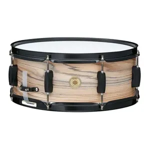 Caixa para Bateria Woodworks WP1455BK-NZW 14x5.5 Casco 8 Camadas Poplar Art Grain Preto Tama Drums Caixa para Bateria Woodworks WP1455BK-NZW Poplar Art Grain Preto Tama Drums