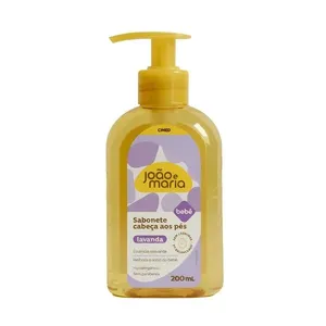 Sabonete Líquido João e Maria Bebê Cimed Lavanda 200ml