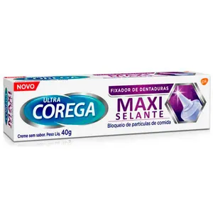 Fixador De Dentaduras Corega Ultra Maxi Selante 40g