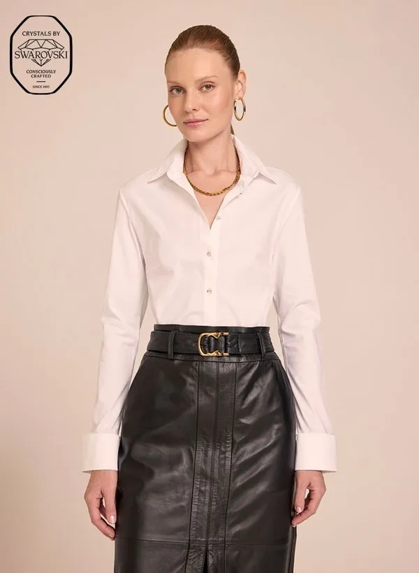Camisa Le Lis Vick Swarovski Feminina 34