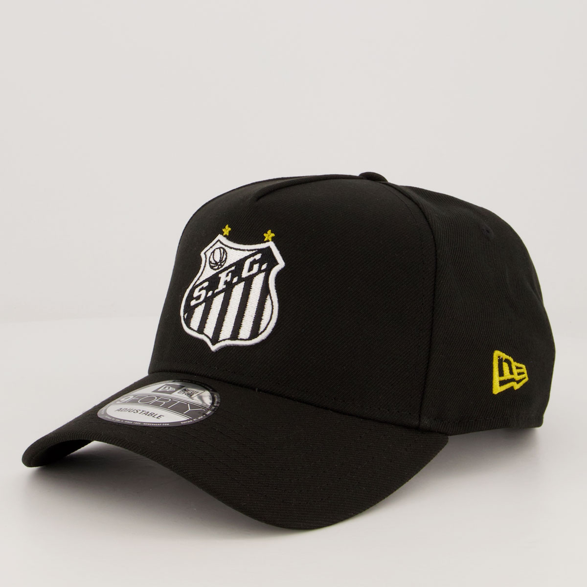 Boné New Era Santos 940 Escudo Preto