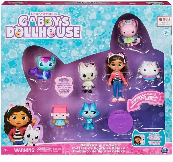 GabbyS Dollhouse Conjunto Com 7 Figuras Spin Master 003062