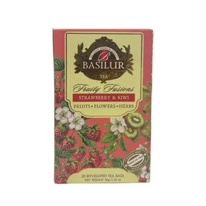 Chá Preto Morango e Kiwi Basilur – 36g