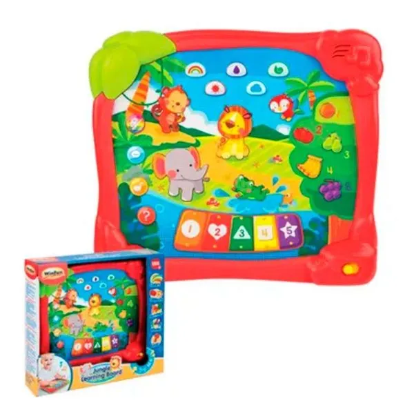 Tablet Divertido Aprendendo Na Selva - Winfun