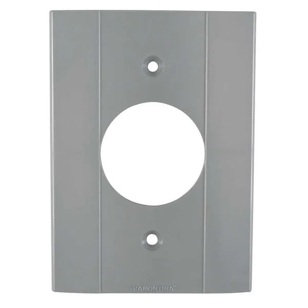 Tampa para condulete PVC para 1 tomada 57252/014 - TRAMONTINA ELETRIK