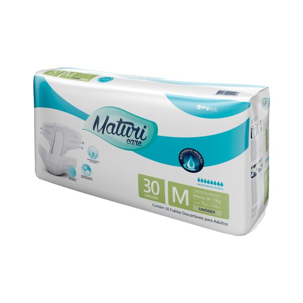 Fralda Drylock Geriatrica Maturi Care Com 30 Tamanho M Intensa