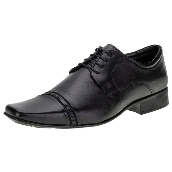 Sapato Masculino Social Air Freeman Jota Pe - 82000 PRETO 39