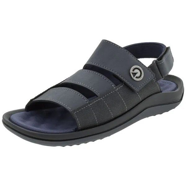 Sandália Masculina Santorini Cartago - 11373 PRETO 45