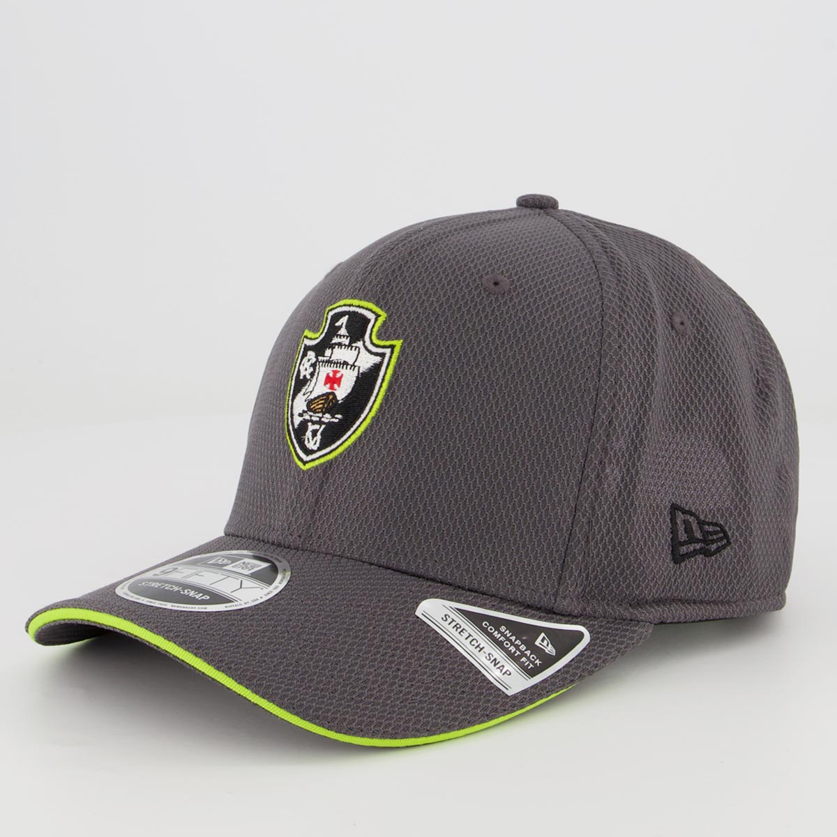 Boné New Era Vasco 950 Cinza