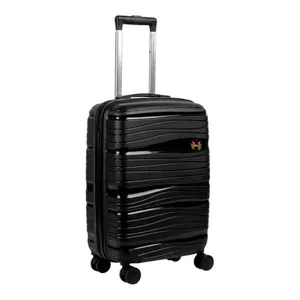 Mala De Viagem Rodinhas 360° Artrin 10kg Polipropileno AKH3514 Preto (MP)