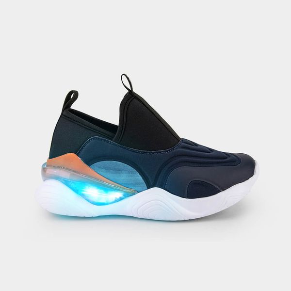 Tênis Infantil de Luz Bibi Light Flow Preto 27