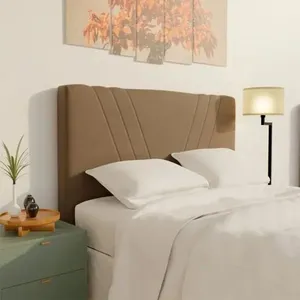 Cabeceira de Casal Styllus Vitória, para Colchão de 138 cm Veludo Marrom